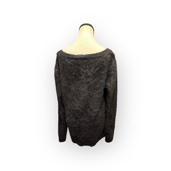 Women’s Becxy B 90’s Style Fuzzy Furry Sweater L Oversized - Picture 7 of 11